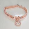 Pet Supplies, Colorful Crystal Necklace, Smiling Zircon, Three Row Diamond, Cat and Dog Accessories, High-end, Dog Gift
