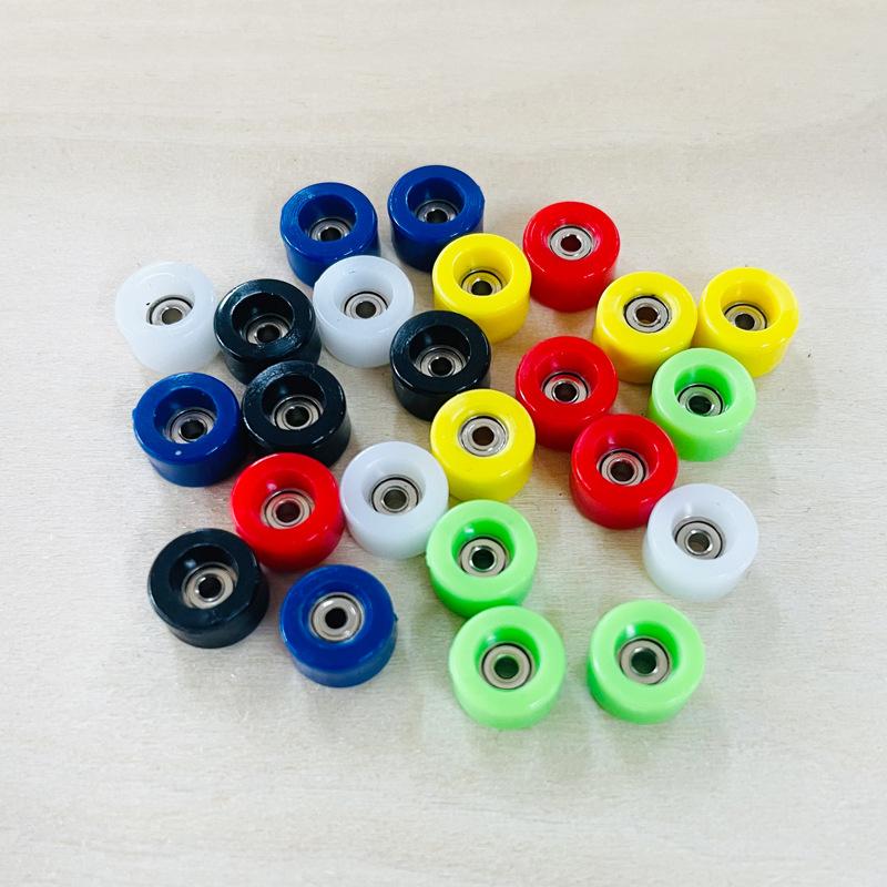 4Pcs Durable Professional Bearing Wheel Urethane Pu Metal Fingerboard Wheels Mini Cnc Finger Skate Board Accessory