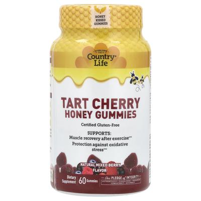 Tart Cherry Honey Gummies, Natural Mixed Berries, 60 Gummies