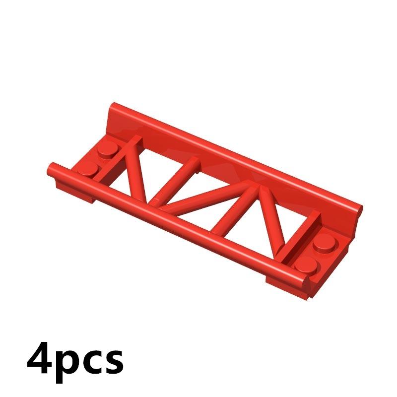 Track Roller Coaster Rail Bow Slope Shaft Edges Brick Part Building Block Toys Compatible 25061 26559 26560 26561 34738 26022
