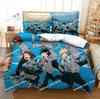 Anime 3D My Hero Academia Shoto Todoroki Bedding Set Printed Single Comforter Duvet Cover Pillow Case 3 Pieces Kids Adult Size
