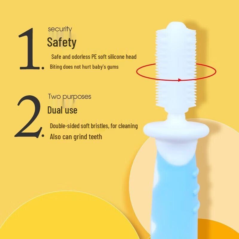 Frog QB830 Baby Soft Bristle Toothbrush & Silicone Teether