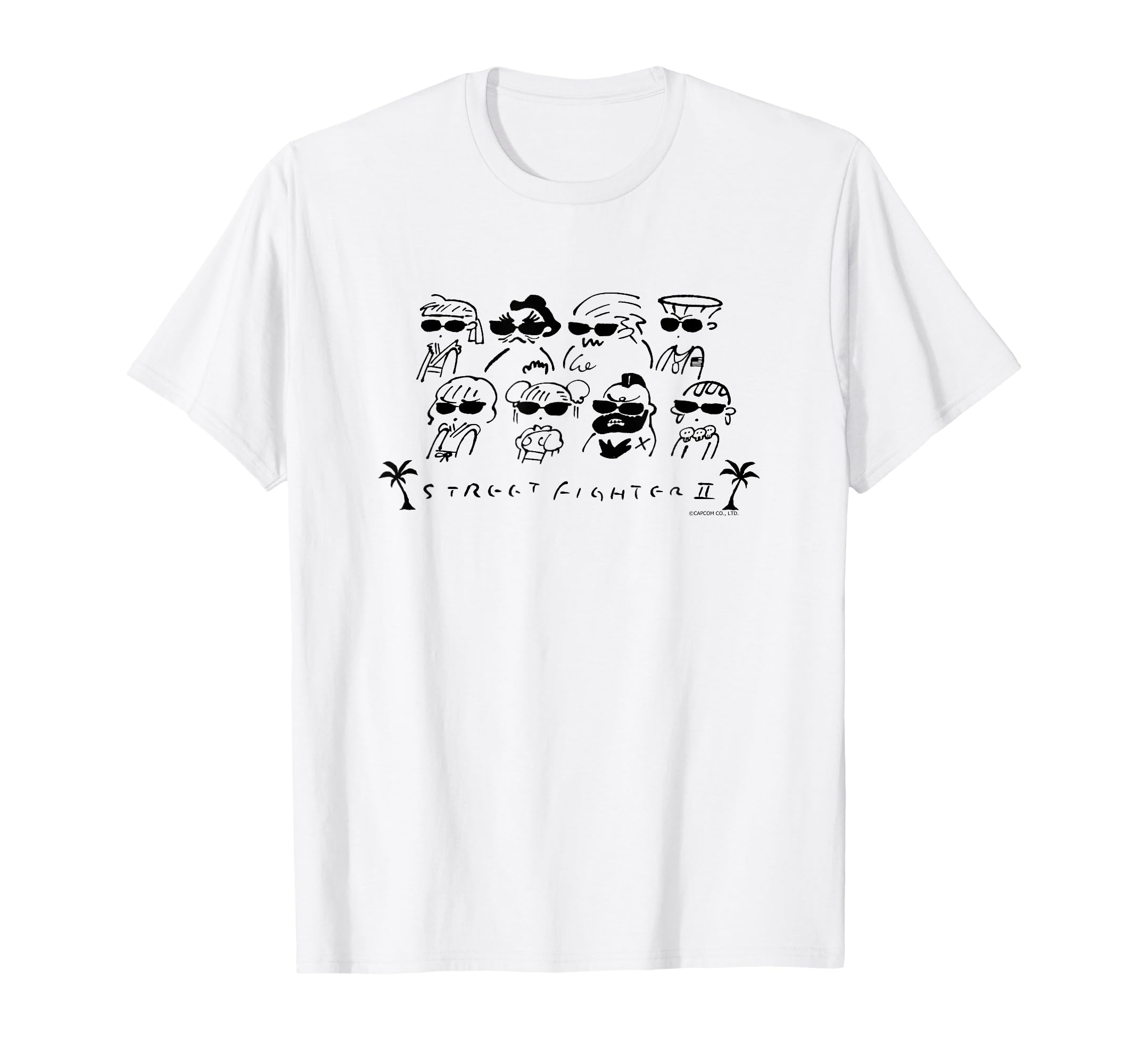 

Street Fighter II Line Art (B) T-shirt