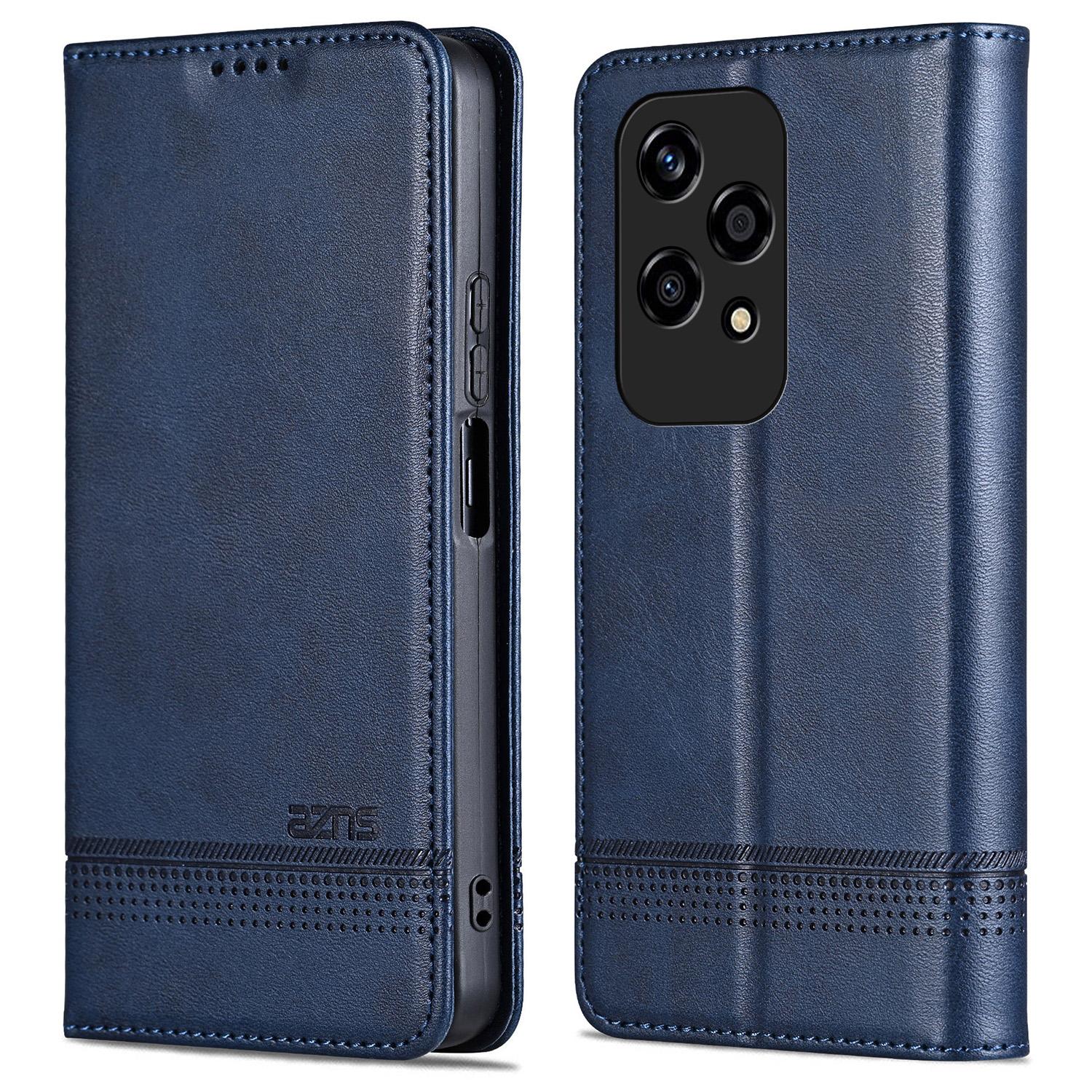 

AZNS Чехол для Honor 200 Lite Кожаная текстура PU кожа Кошелек Чехол для телефона A