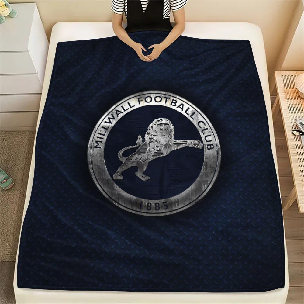 

Millwall FC Print Flannel Blanket, High quality Comfortable for All Seasons, Home Decor, Warmth and Comfort 80cm x 120cm
