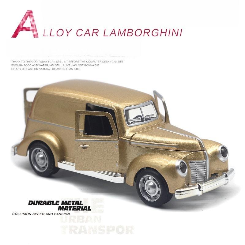 1:32 Legierung Klassisches Auto Modell Kinderspielzeugauto Ornamente Rückziehauto Modell Jungen Spielzeug Druckguss Pädagogisches Sammlerspielzeug