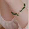 Bracelet Natural Green Agate Chalcedony Bracelet Summer Fine Crystal Bracelet Versatile