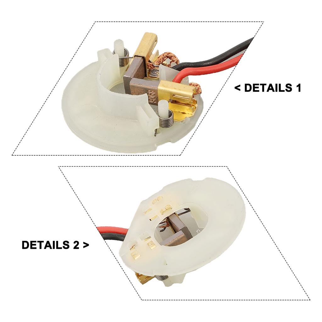 Set of 3 Carbon Brush Holders and Carbon Brush 3x8x13mm Compatible for SFC14A SFC22A Power Tools Replacement Parts