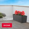 KADAX Balcony Box Flowerpot + Insert 19x56cm