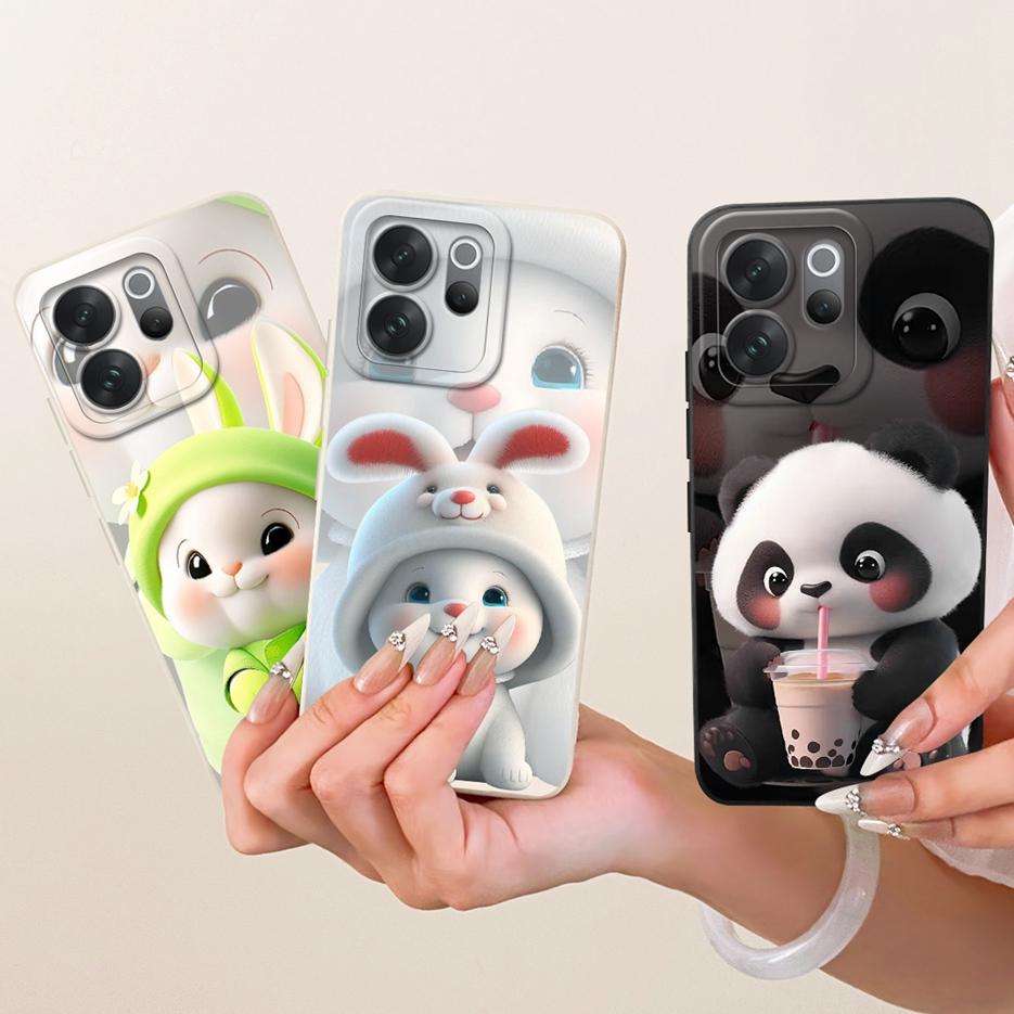 For Vivo V70 Elite Case V2548 Cute Rabbit Cartoon Cover Soft Silicone Phone Case For Vivo V70 FE V2550 V 70 Elite VivoV70 Fundas