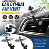 Car Crash Cymbal Alloy Car Air Vent Musical Saucer Drum Mini Drum Easy To Install Clip-On Car Interior Decor Accessories
