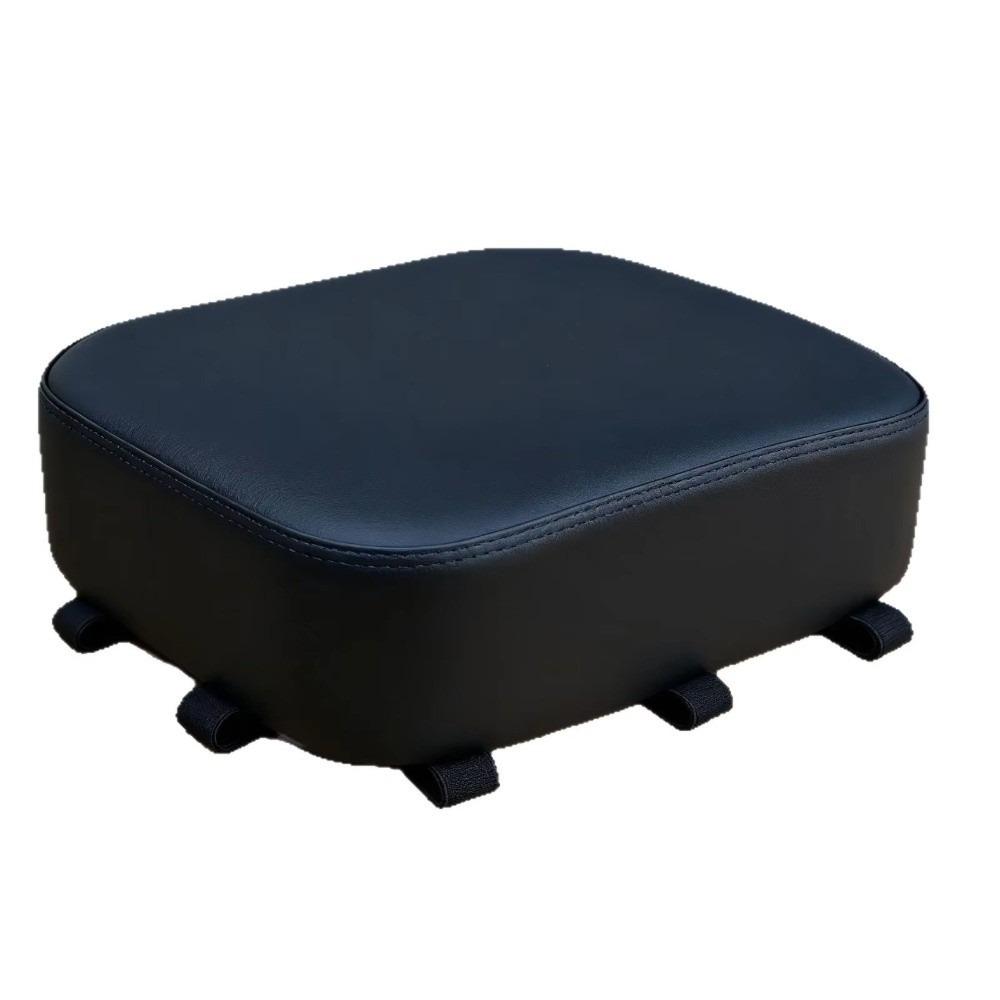 New Thickened Electric Vehicle Seat Universal Booster Pad Back Seat Cushion Seat Belt PU Material Child Car Seat for Children Flat Black