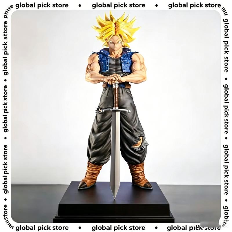 New Anime Jt Staue 53cm Anime Dragon Ball Z Figure Trunks Action Doll Figures Pvc Statue Collection Model Toys For Surprise Gift
