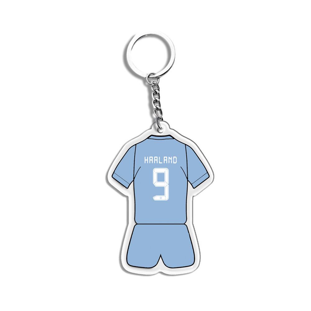 Porte-clés Joueur Étoile: Messi, Ronaldo, Neymar - Souvenirs et Cadeaux de Football en Acrylique