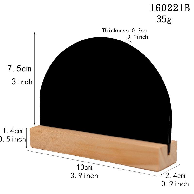 Heimdekoration Holz Doppelseitige Tafel, Bar Theke Nachricht Schreibtafel Dekoration