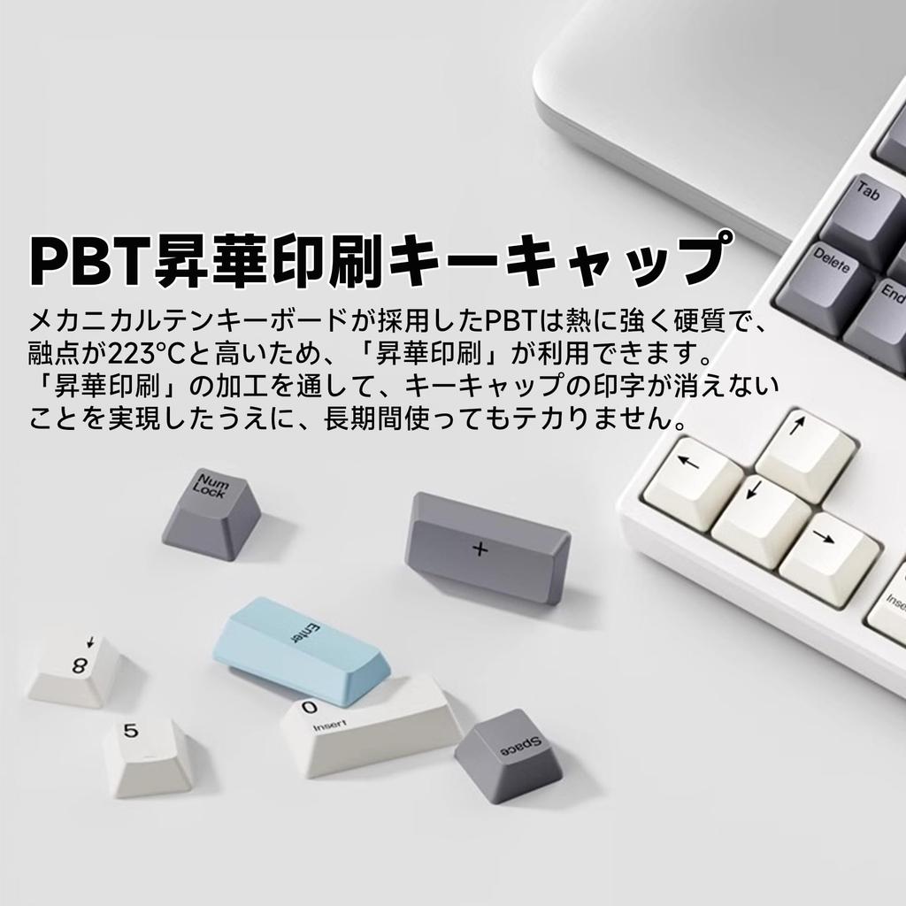 BRIMFORD 34-Key Mechanical Keyboard with 2.4G Wireless Receiver, Blue, Red, and Brown Switches, Rechargeable, Hot-Swappable Arrow Keys, PBT Keycaps,