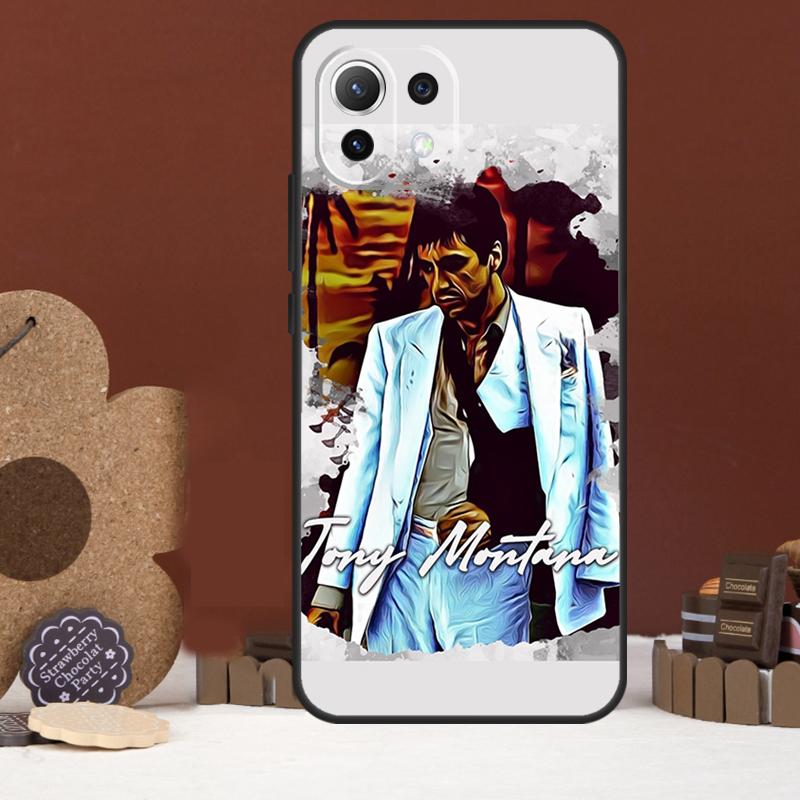 Scarface Tony Montana Case For Xiaomi 14 15 Ultra 15T 14T 13T 17 Pro Max POCO X7 Pro X5 X6 F5 F6 F7 F8 Ultra Cover