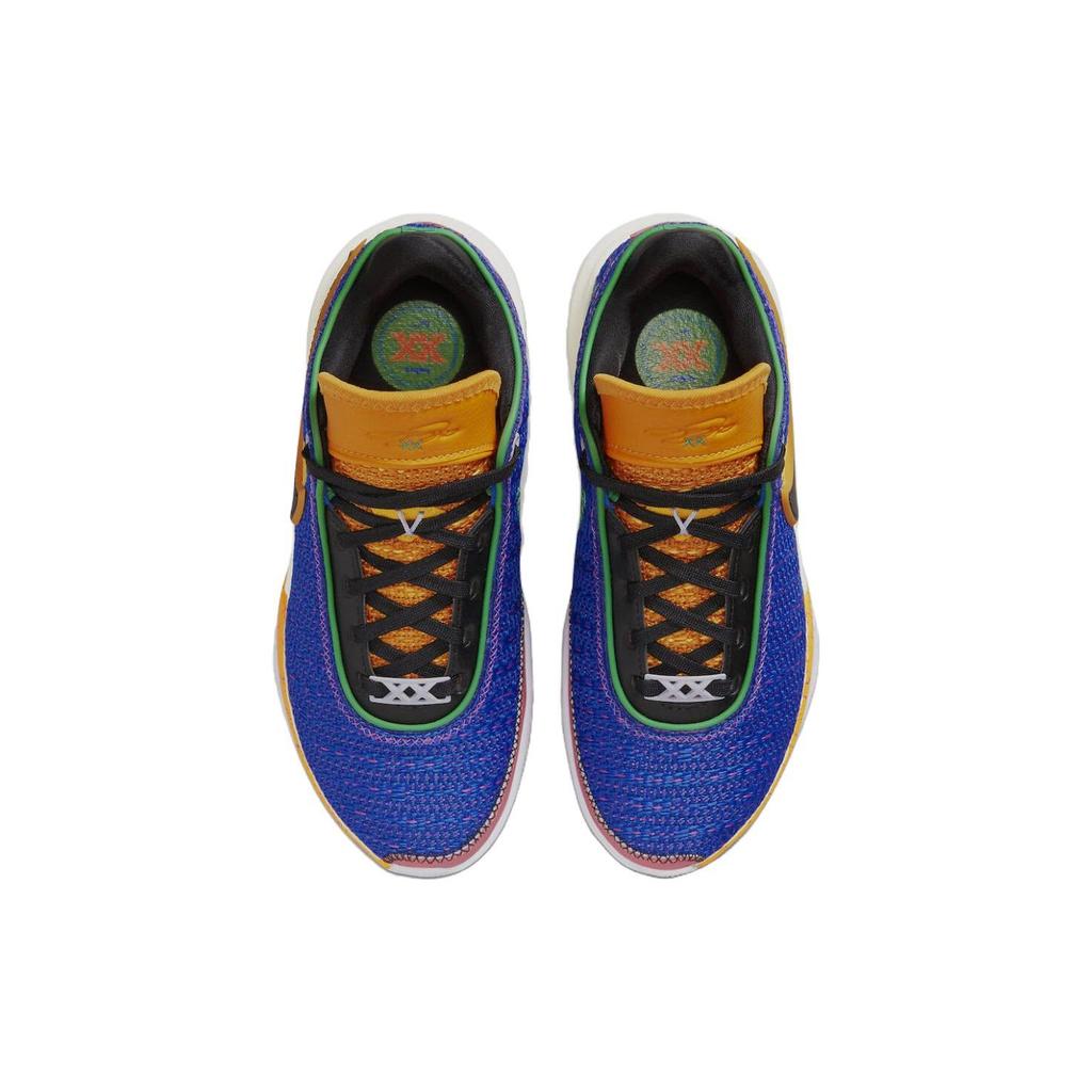 Nike LeBron 20 GS Racer Blue Kids Sneakers Black Vivid-Purple DQ8651-401