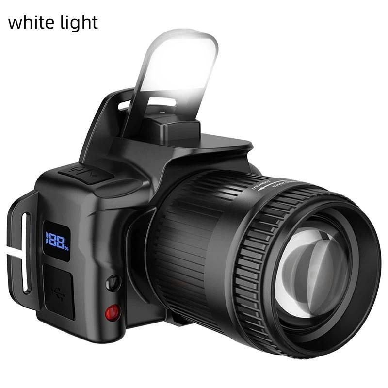 Led Sensor Headlamp Camping Search Light Rechargeable Powerful Headlamp Front Lanterns Headlights Head Flashlight