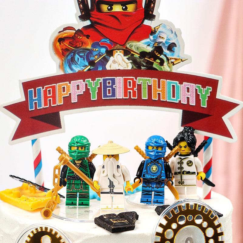 NINJAGO Phantom Ninja Cake Topper for Kids' Birthday Party