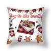 Home Christmas Cushion Cover Pillowcase Christmas Pillowcase Sofa Decorations Happy New Year Pillowcase funda de almohada