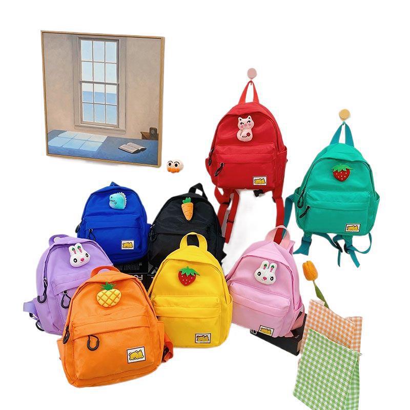 Double shoulder schoolbag kindergarten fashion lightweight casual backpack boys and girls versatile travel small bag children's class bag