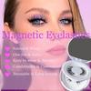 2-Pair Magnetic Eyelashes Set with Mirror Storage Box & Applicator - Natural Look, Glue-Free, Reusable, and Easy To Apply