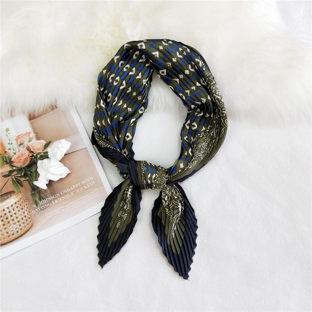 Fashion Decoration Scarf Hairband Tie Hair 70 Small Square Scarf Silk Scarf Women'S Spring And Autumn Versatile Small Scarf Professional Scarf