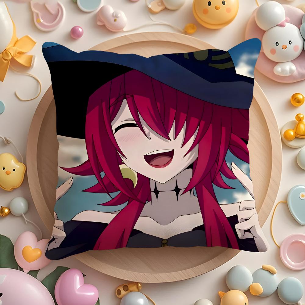 Anime R-Ragna C-Crimson Cushion Cover Home & Car Multi-Scene Pillow Cover - Reversible, Soft & Durable for Daily Use