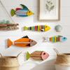 Nautical Style Fish Wall Art Colorful To Your Walls Set Durable Fish Ornaments  Wall Decoration