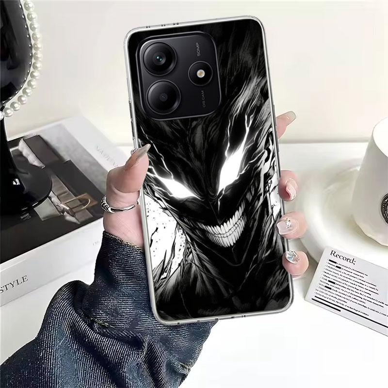 One P-Punch-Man Garou Soft Phone Case For Xiaomi Redmi Note 15 14 14S 13 12 Pro Plus 12S 11 11S 11E 10 10S 11T 5G Fundas Coque R