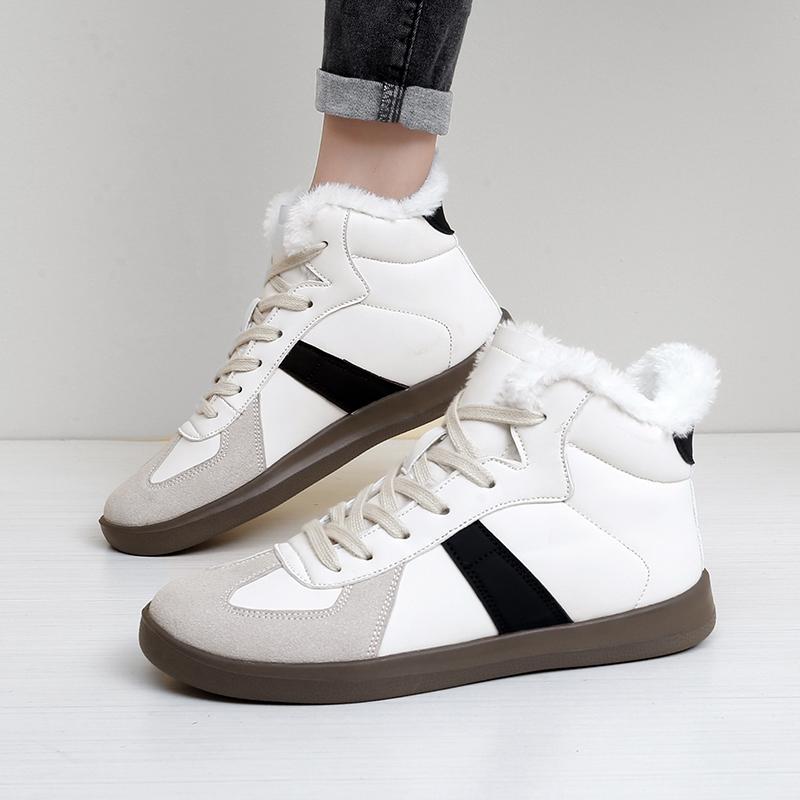 Hot Fashion White Men's Sneakers Man High-top Skateboard Shoes Men Designer Luxury Trainers Women Leather Sneakers Sport Brand