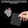 12pk 15x15cm Clear Acrylic Stamp Blocks - Grid Lines for Silicone Stamps & Scrapbooking