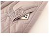Mom's Winter Hooded Cotton Jacket for Middle-Aged and Elderly Women - Plus Velvet, Thickened, Warm, Ideal for 50+.