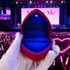 Fashion Ring Box Heart Shape with LED Light Jewelry Box Creative Proposal Confession Ring Box Earring Pendant Storage Gift Boxes
