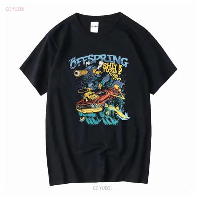 The Offspring 2009 Kapela Hudba Černé Tričko Velikost S 5XL Potisk Přední strana KH10654 Dlouhý nebo krátký rukáv vintage Vyprané