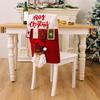 Christmas cartoon chair covers Cute cartoon restaurant chair covers Home chair covers For home holiday party decorations
