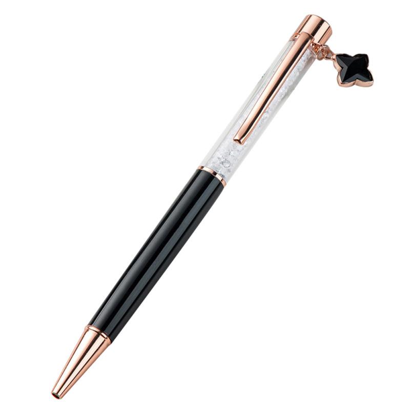 1.0mm Ballpoint Pen Creative Crystal Diamonds Metal Pen Stationery For School Student Office