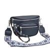 Borsa a tracolla a sella da donna alla moda, tinta unita, leggera