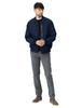 Zewnętrzna kurtka bomberka Fly Jacket z 13 kieszeniami, wodoodporna, regularny krój [Amazon Essentials], kieszenie MA-1, hydrofobowa, puchowa, męska, granatowa, LL,