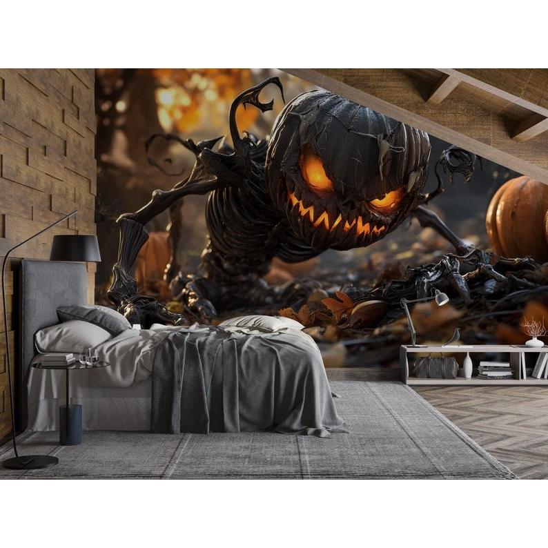 Pumpkin Monster tapestry 75x100 чёрный
