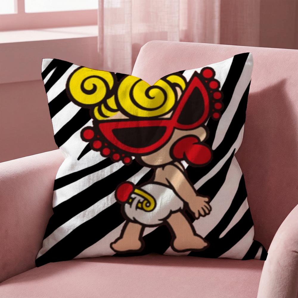 Fashion H-Hysteric-M-MiniS Cushion Cover Multi-Scene Pillow Cover for Home & Car - Reversible, Soft & Durable for Daily Use