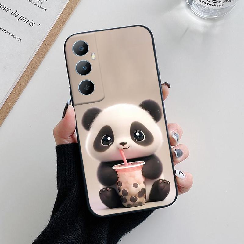 For Realme C65 Case C 65 Lovely Cartoon Flower Painted Soft Silicone Phone Cover For Realme C65 4G Funda Coque RealmeC65