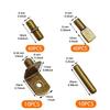 100Pcs Shelf Pegs For Shelves, 4 Styles Shelf Pins Kitchen Cabinet Shelf Pegs,Shelf Holders Pegs, Bookshelf Pegs Durable Bronze-