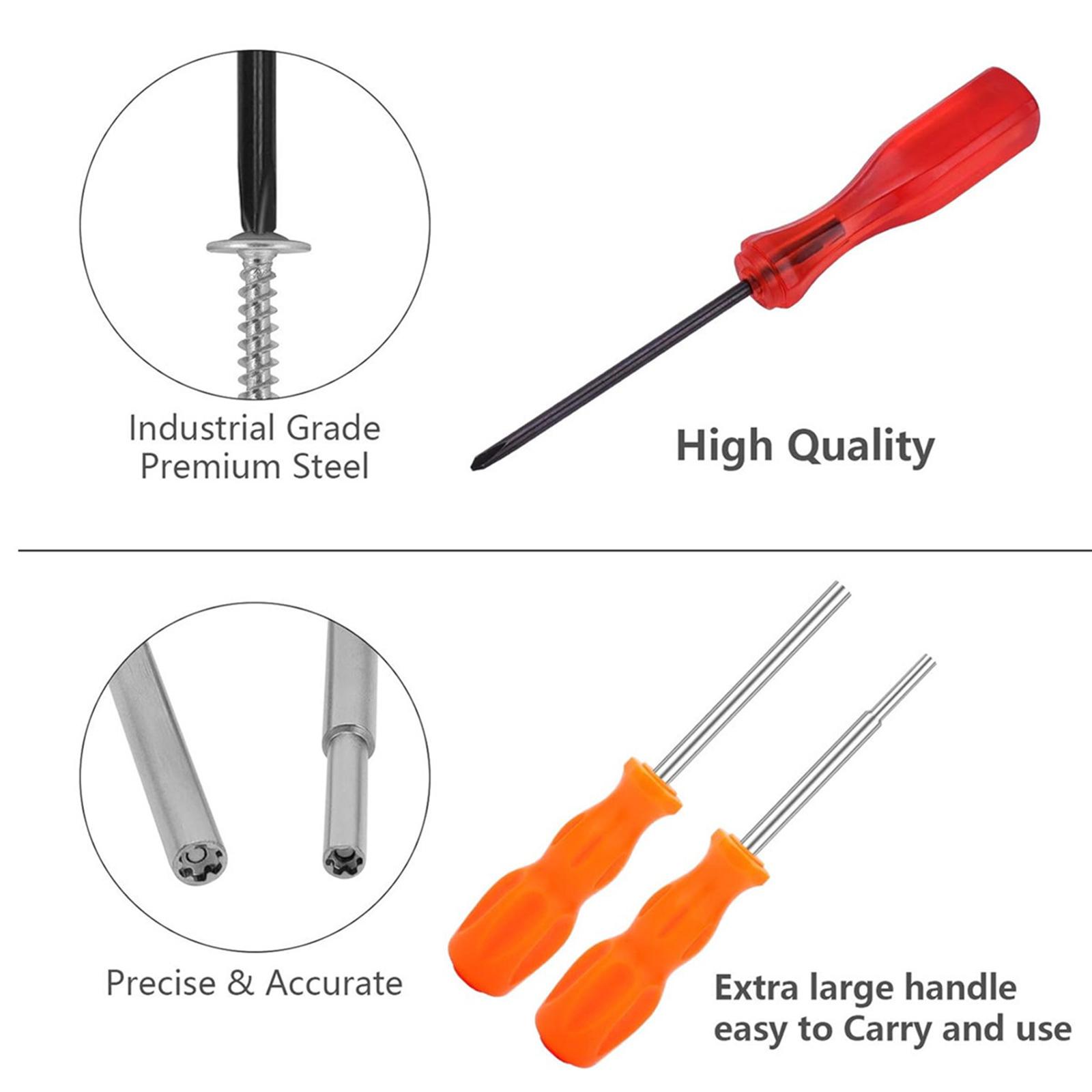 

3Pcs/set Screw Driver Professional Screwdrivers 3.8mm 4.5mm 2.5mm for N64 Game Console Repair Easy to Use and Accurate