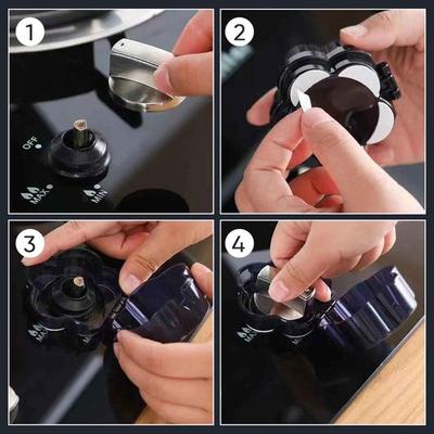 Kitchen Stove Knob Covers Kids Safety Products Heat-Resistant Universal Child Proof Guard Universal With Adhesive For Pet Child