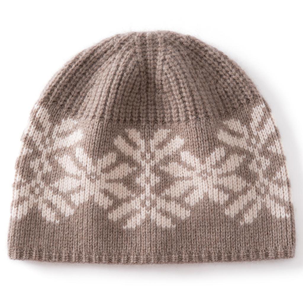 Cashmere hat for men and women, warm and cold in autumn and winter, knitted hat, outdoor cycling hat, ear protector, headgear, wool hat, cold hat.