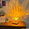 Cylinder Northern Lights Water Wave Night Light w/Remote LED Atmosphere Lamp