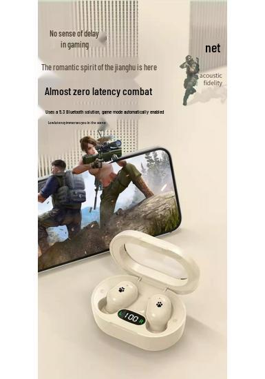 Mini Bluetooth Earphones 2025 with Noise Reduction, High Sound Quality, and Long Battery Life - Compatible with Huawei, Apple, Xiaomi