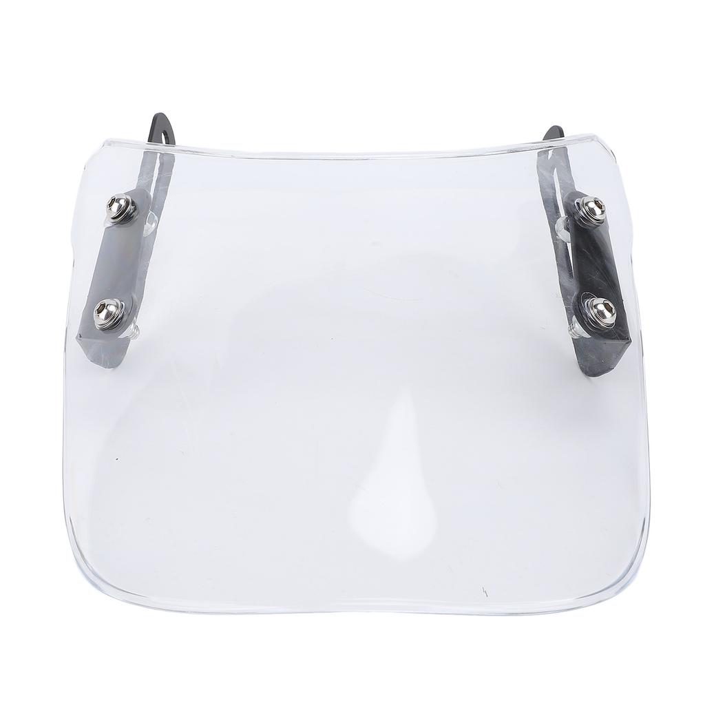 Motorcycle Front Windshield Unbreakable PMMA Panel Front Wind Deflector with Mount Bracket for Scrambler 400X 2023 2024
